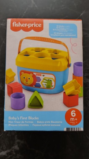 Zdjęcie oferty: Pierwsze klocki malucha Fisher Price FFC84 Sorter klocki 6 m+