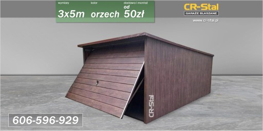 Zdjęcie oferty: Garaż - blaszak. 3x5 m. Brama uchylna.