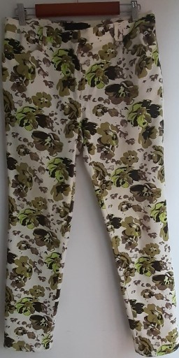 Zdjęcie oferty: Spodnie zielono brązowe kwiaty bpc