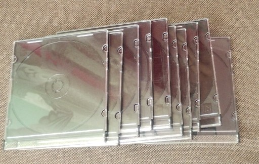 Zdjęcie oferty: 10 pudełek slim do pojedynczej płyty cd
