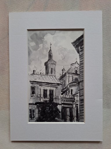 Zdjęcie oferty: Grafika - Lublin Krakowskie Przedmieście Kościół