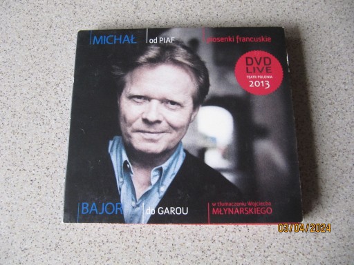 Zdjęcie oferty: DVD - Michał Bajor – Od Piaf Do Garou - 2017