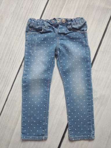 Zdjęcie oferty: Spodnie dziewczęce jeansowe 98 Zara Baby
