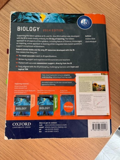 Zdjęcie oferty: Biology for the IB diploma