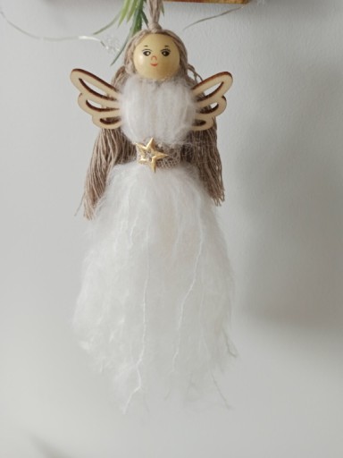 Zdjęcie oferty: Delikatny aniołek na prezent ozdoba choinkowa 