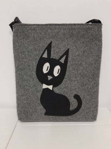 Zdjęcie oferty: Filcowa torba z kotem