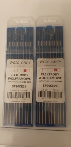 Zdjęcie oferty: Elektrody wolframowe /soczewki gazowe 2.4