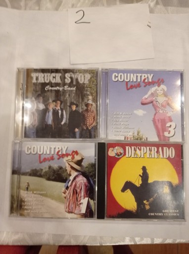 Zdjęcie oferty: 4 szt CD z muzyką country dla truckerów