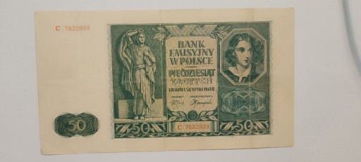 Zdjęcie oferty: 50 złotych 1941 