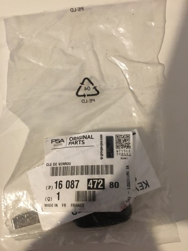 Zdjęcie oferty: Kluczyk Citroen Peugeot DS 1608747280