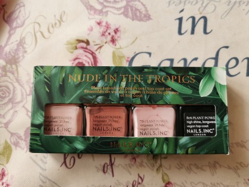 Zdjęcie oferty: Nails Inc 'Nude in the tropics' zestaw lakierów 