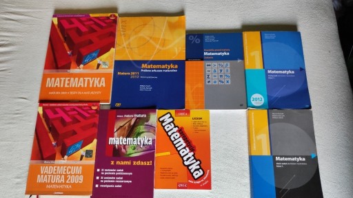 Zdjęcie oferty: Książki do matematyki do liceum matura