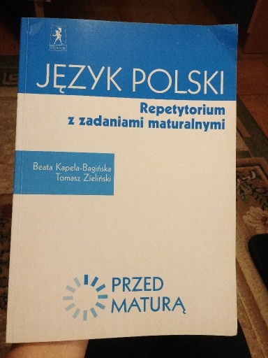 Zdjęcie oferty: PRZED MATURĄ Język polski - Repetytorium MATURA