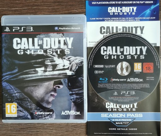 Zdjęcie oferty: Call of Duty Ghosts na PS3. Komplet. 