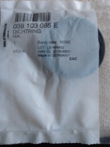 Zdjęcie oferty: Uszczelniacz wału OE Vw audi skoda seat