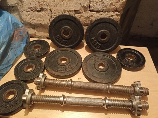 Zdjęcie oferty: Hantle żeliwne 2x10 kg 