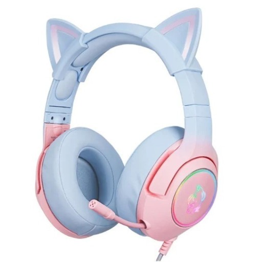 Zdjęcie oferty: Słuchawki gamingowe Onikuma K9 różowo-niebieskie