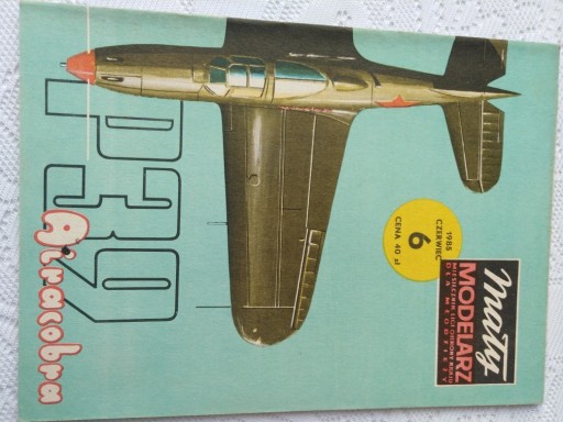 Zdjęcie oferty: Mały modelarz 6/85 Myśliwski BELL P-39 AIRACOBRA