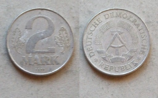 Zdjęcie oferty: 2 marki 1977 DDR