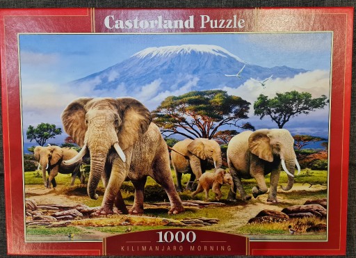 Zdjęcie oferty:  Puzzle, 1000 el., 68 x 47 cm. Kilimandżaro, Kenia