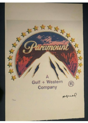 Zdjęcie oferty: Oryginalna grafika Andy Warhol Paramount Unikat!