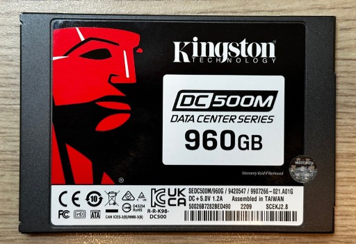 Zdjęcie oferty: Dysk SSD Kingston DC500M 960GB Data Center Series