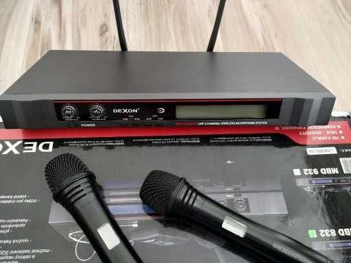 Zdjęcie oferty: DEXON MBD 832 - Podwójny mikrofon bezprzewodowy