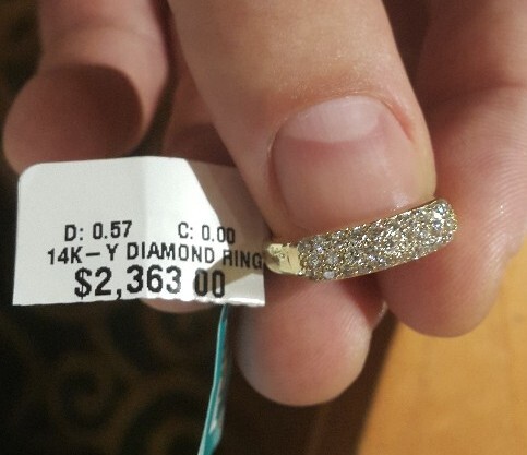 Zdjęcie oferty: EFFY DIAMOND GOLDEN ENGAGMENT RING