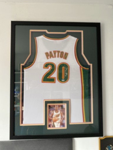 Zdjęcie oferty: Gary Payton - koszulka z autografem