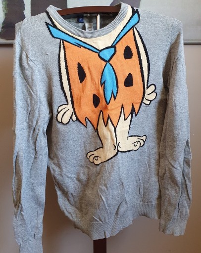 Zdjęcie oferty: Sweter marki H&M,rozmiar M, Fred The Flintstones