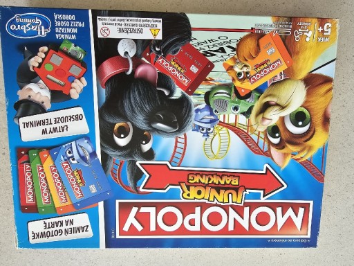 Zdjęcie oferty: Gra Hasbro Monopoly Junior Electronic Banking