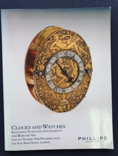 Zdjęcie oferty: katalog zegary zegarki Katalog aukcja 2001 London 