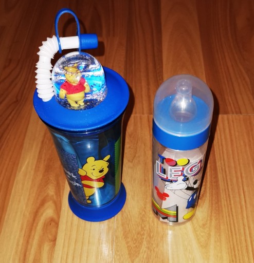 Zdjęcie oferty: BIDON KUBUŚ PUCHATEK+BUTELKA SMOCZEK MICKEY