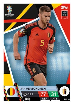 Zdjęcie oferty: Topps EURO 2024 BEL 4 Jan Vertonghen