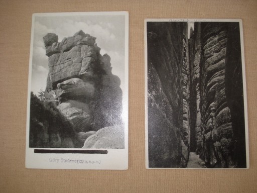 Zdjęcie oferty: Spolonizowane niemieckie pocztówki. Góry Stołowe .