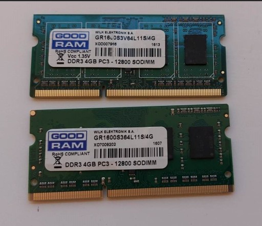 Zdjęcie oferty: Pamięć RAM DDR3 Goodram GR1333S364L9S/4G 4 GB