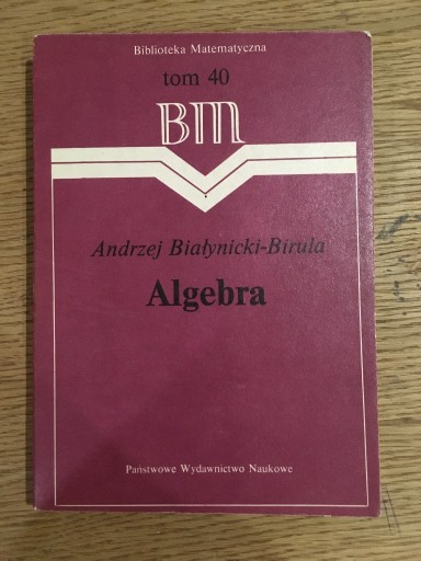 Zdjęcie oferty: Algebra