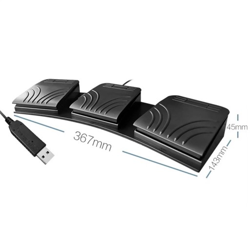 Zdjęcie oferty: Potrójny przełącznik nożny USB