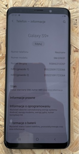 Zdjęcie oferty: Samsung S9+ plus 64 GB