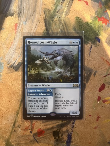 Zdjęcie oferty: Magic the Gathering Horned Loch-Whale Rare