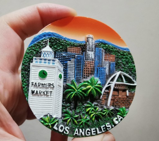 Zdjęcie oferty: Magnes 3D USA Los Angeles Kalifornia