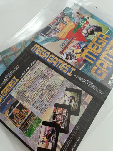 Zdjęcie oferty: Okładka Mega Games I, Mega Drive, oryginał