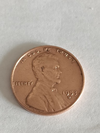 Zdjęcie oferty: 1 cent 1953 D USA 