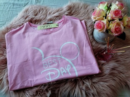 Zdjęcie oferty: T-shirt Mickey Mouse-jakość premium-róż (UNI)