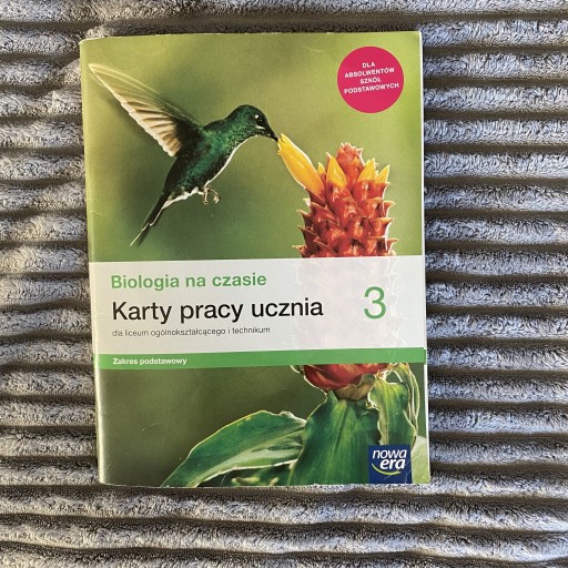 Zdjęcie oferty: Uzupełnione karty pracy Biologia na czasie 3 NowaE