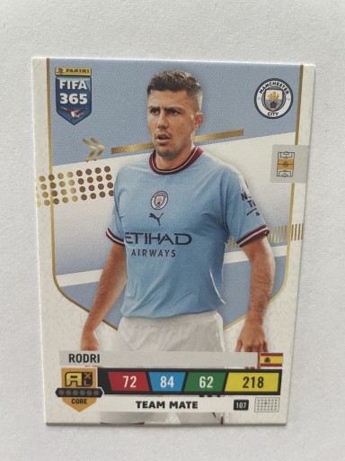 Zdjęcie oferty: PANINI FIFA 365 2023 Team Mate Rodri 107