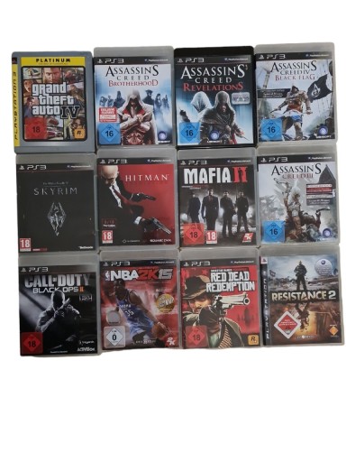 Zdjęcie oferty: Paczka 12 gier na konsole PlayStation 3 PS3