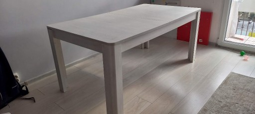 Zdjęcie oferty: Stół rozkładany 90x160-250, biały/przecierana biel
