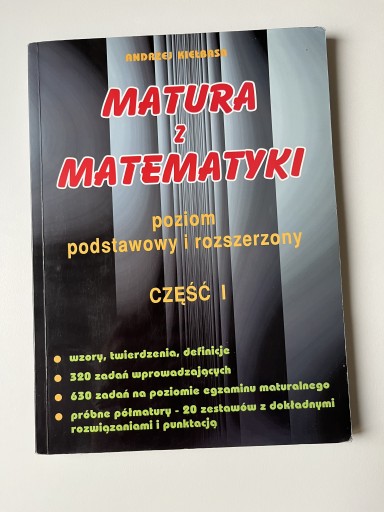 Zdjęcie oferty: Matura z Matematyki podst. i rozszerzony Kiełbasa