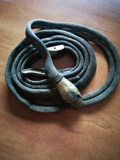 Zdjęcie oferty: Pasek ozdobny pleciony łańcuszek Wąż 